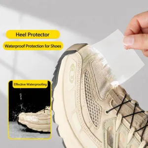 Protettore Per Punta Di Sneaker Impermeabile Trasparente Pellicola PU Adesivo Antisporco Toppa Invisibile