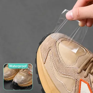 Adesivo impermeabile protettivo per punta di sneaker trasparente per giorni di pioggia