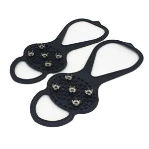 5-Tooth Anti-Slip Ice Cleats Winter Outdoor Snow Traction Shoes Grips Spike Covers