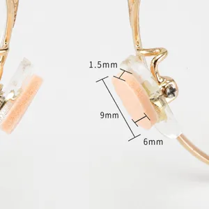 Plaquettes de nez pour lunettes en mousse souple antidérapante lot de 4 paires confort