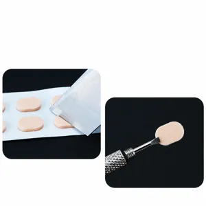 Pochettes de nez en eponge douce pour lunettes, coussinets antiderapants confortables.