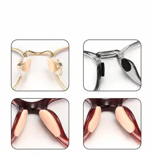 Coussins de nez pour lunettes en éponge douce antidérapants accessoires 3 styles.