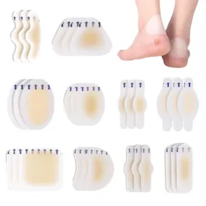 Hydrogel heel blister pads anti-abrasion foot stickers transparent gel cushions for shoes