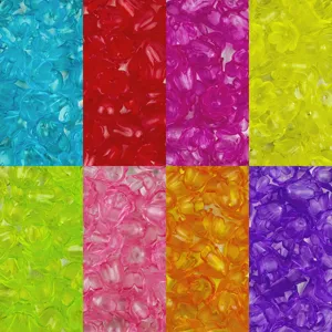 Perles en Acrylique Muguet Perle Vrac Transparente Breloques Fleurs pour DIY Épingle à Cheveux Fabrication de Bijoux Accessoires