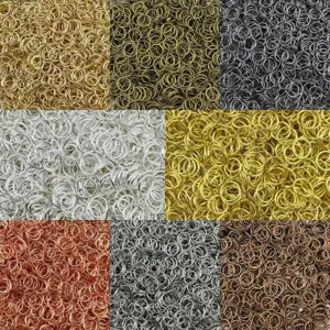 Anellini aperti in metallo colori misti fai da te accessori per la creazione di gioielli.