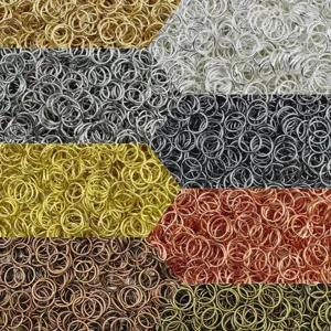 Anellini di salto in metallo accessori per la creazione di gioielli collana braccialetto