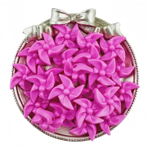 20mm acrylic pinwheel beads dopamine loose beads for DIY bracelet jewelry making accessories