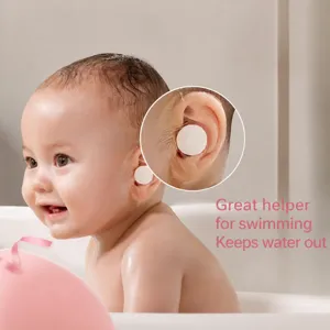 Waterproof Ear Patches For Kids And Adults Shower Swimming Bathing Transparent PU Film Protective Ear Covers