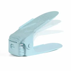 Organiser per scarpe regolabile, supporto a doppio strato salvaspazio per la casa.