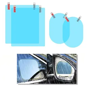 Car rearview mirror rainproof film waterproof anti-fog anti-glare window protective film.
