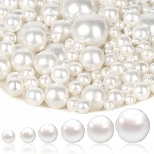 Perle di Perle Artificiali Senza Foro Perle Rond Sfuse Per Accessori Artigianali per la Creazione di Gioielli Fai da Te