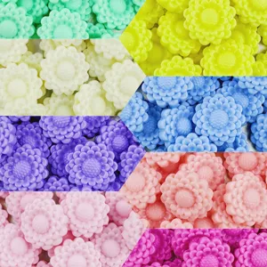 20mm acrylic sunflower beads loose craft beads for DIY jewelry making bracelets necklaces