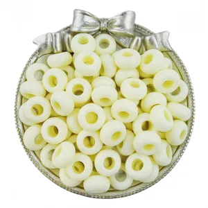 13mm acrylic large hole abacus beads wheel spacer beads for DIY jewelry making crafts.
