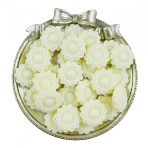 Acrylic sunflower beads bulk 20mm white flower craft charms for DIY bracelet necklace making details