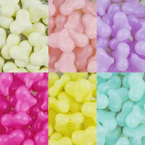 Acrylic Heart Jelly Heart Shaped Loose Beads For DIY Bracelet Necklace Jewelry Making Accessories Multicolored