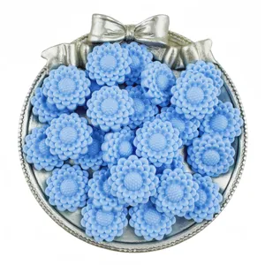 20mm acrylic sunflower loose beads straight hole DIY craft bracelet necklace accessories
