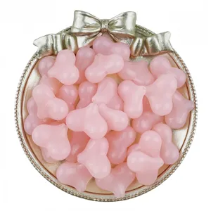22mm acrylic jelly heart beads for DIY bracelet jewelry making, cute pink loose beads craft.