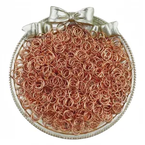 Anellini di giunzione in rame sfusi per creazione di gioielli fai da te collana braccialetto