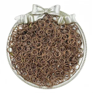 Anellini aperti in bronzo anelli di connessione in metallo per creazione di gioielli fai da te