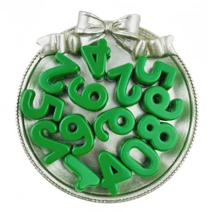 20mm acrylic large hole number beads DIY jewelry accessories shoe charms craft supplies