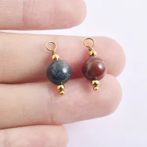 Naturstein Perlen Anhänger Stecker für DIY Schmuckherstellung, stilvolles Zubehör.