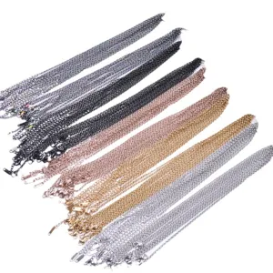 Catene multicolore in acciaio inossidabile set accessori per gioielli all'ingrosso