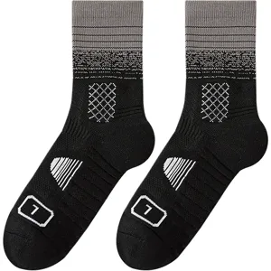 Men's Professional Basketball Socks Thickened Towel Bottom Breathable Moisture Wicking Athletic Running Sports Crew Socks