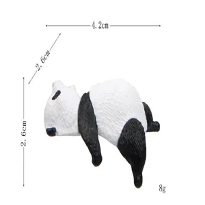 Leuke ontspannende panda figuur bureaudecoratie auto interieur ornament micro landschap