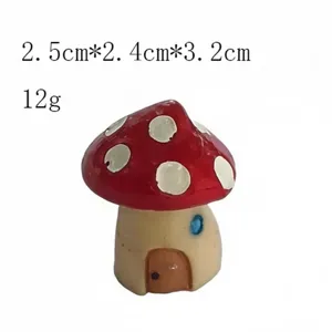 Kleine Harz Pilz Haus Miniatur Dekoration, perfekt für Feengarten und DIY Handwerk Projekte.