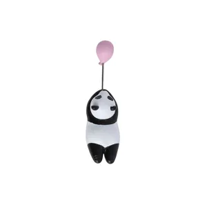 Harz 3D süßer Panda Ballon Kühlschrankmagnet Notizclip für schöne Zuhause Zimmer Dekoration.