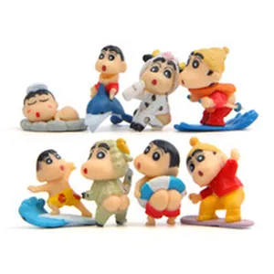 Crayon Shin-chan Miniaturen Anime Actionfiguren Set niedliche Cartoon Spielzeug Puppen