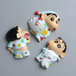 Cartoon anime figur kühlschrankmagnet set, niedliche harz magnetische figuren für dekoration.