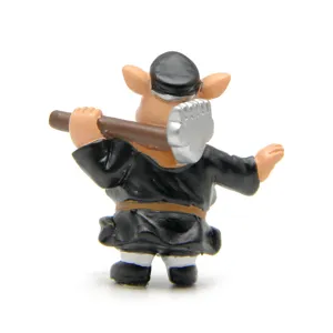 Zhu Bajie action figure Journey to the West mini doll cartoon character back view detail shot