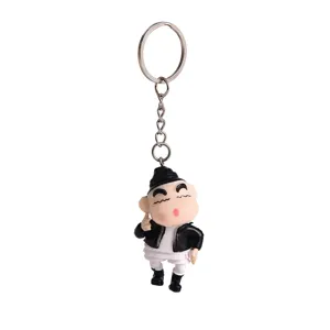 Süßer Cartoon Charakter Schlüsselanhänger Metall Ring Tasche Anhänger Rucksack Zubehör Geschenk
