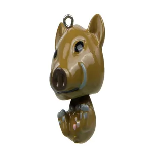 Niedlicher Tierkreis Wildschwein Anhänger Schlüsselanhänger DIY Zubehör für Taschen Schmuck.
