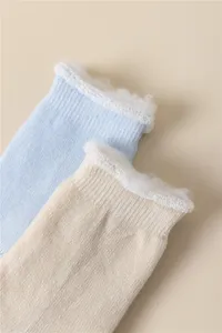 Dikke gevoerde wintersokken voor dames, gezellige thermische sneeuwsokken van acryl.