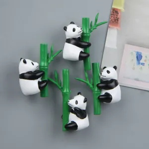 Süße Panda Bambus Miniatur Figuren Set, kreative Tier Desktop Dekoration Ornament.