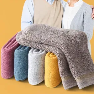 Winter Thermische Wollsocken Für Damen Herren Verdickte Kalte Wetter Schneesocken Weiche Warm Tägliche Wadenhohe Socken