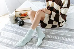 Chaussettes douillettes en molleton doux pour femmes hiver chaud peluche chaussettes maison