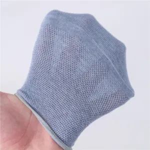 Herren atmungsaktive Netz flache Bootssocken lässige einfarbige Sommerunsichtbare Socken