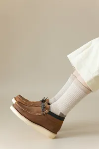 Calcetines de senderismo de lana gruesa cálida para hombre vista detalle, térmicos de invierno