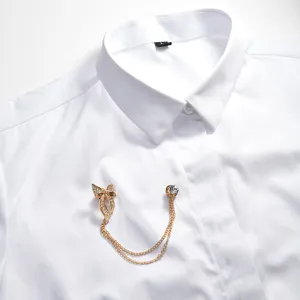 European American Suit Brooch Creative Octagram Bow Snowflake Advanced Clothing Corsage Minimalist Rhinestone Jewelry