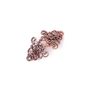 Clip de châle en bronze vintage fermoir de cape rétro accessoire col de pull broche