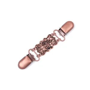 Ensemble de pinces à châle creuses en cuivre antique, élégante broche rétro mode femme