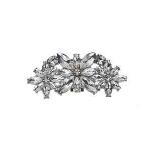 Sparkling rhinestone crystal wing shoe clip for women high heels decorative accessory view