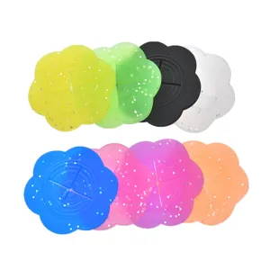 Colorful flower shirt cinches clips silicone clothing buckle waist tightener fashion accessories