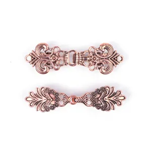 Clips de cape en bronze antique pinces de col de cardigan pour femmes bijoux de mode.