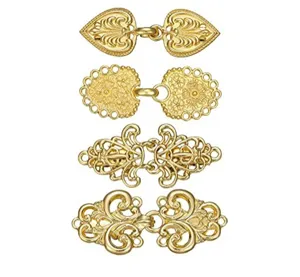 Clips per scialle in metallo dorato vintage fermagli per foulard e cardigan donna.