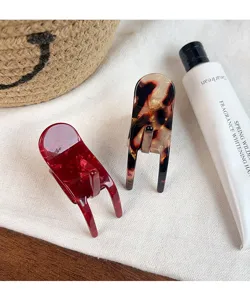 Minimalistische Acetat U-förmige Haarklammern für Damen, elegante Haarschmuck Tools.