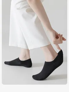 Women cotton low cut socks summer invisible no show socks black comfortable breathable foot